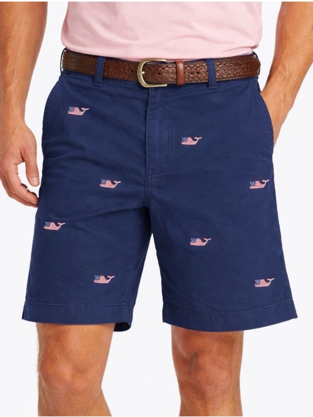 Vineyard Vines Navy Patriotic Shorts